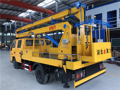 湖北福田43米高空作業車價格解析及產品圖片，兼談清洗吸污車選購要點